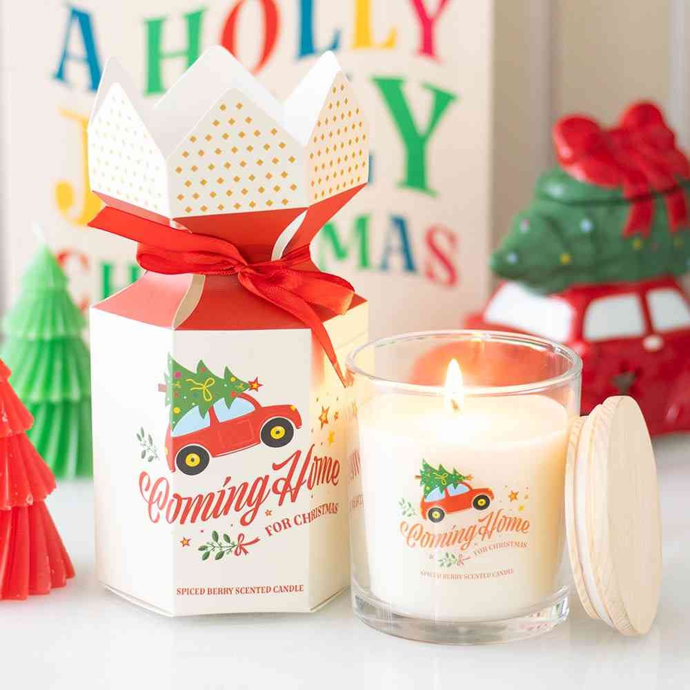 Something Different - Coming Home for Christmas Spiced Berry Scented Candle - Multicolours